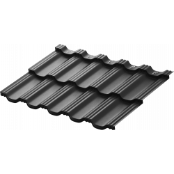 М/ч AQUASYSTEM Гётеборг 0,5 GreenCoat Pural BT Matt RR33 (черный) 1205х765 мм